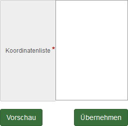 Eingabeelemente der Polygonkonstruktion